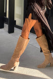 Dolce Vita Fynn Suede Boot in Truffle;real suede boot;suede to the knee boot; 