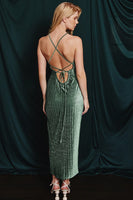 Velvet Halter Midi