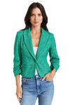 Drew Clothing Suzie Blazer Style CR21671 in Kelly Green;Kelly Green Short Blazer; 