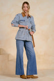 Elan Clothing Jericho Jacket style JK8271 DN in Denim; 