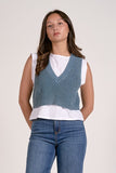 Elan Clothing Sydney Top Style SW11621 in Blue Wash; 