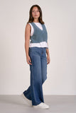 Elan Clothing Sydney Top Style SW11621 in Blue Wash; 