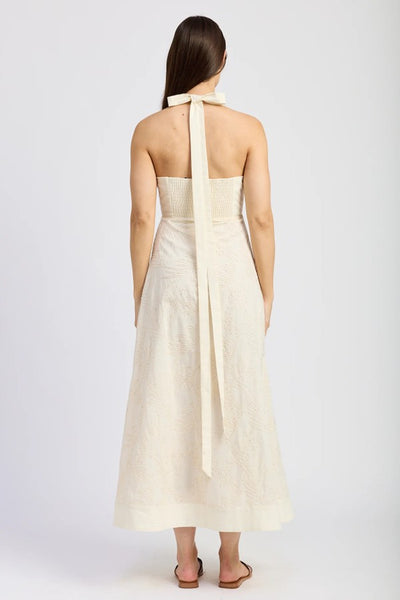 Ellis Maxi Dress Natural / Gold / XS Ellis Maxi Dress Natural / Gold / XS