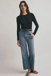 Favorite Daughter Mischa High Rise Wide Leg Ankle Style FT7AMY9504 in Monterey;Favorite Daughter Wide Leg Jeans;Spring Wide Leg Jeans; 