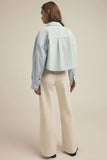 Favorite Daughter The Cropped Ex-Boyfriend Shirt Style fgz9rr1061 in sierra; 