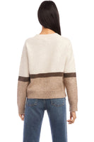 Fifteen Twenty Clothing Colorblock Sweater Style 3F89356 Mul; 