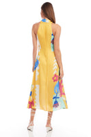 Fifteen Twenty Clothing Ivy Midi Dress Style 1F00700 Prt in Multi; 