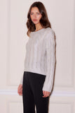Levie Metallic Sweater