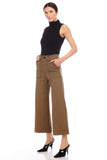 Fifteen Twenty Clothing Rylee Crop Pant Style 3F12505 HNT in Houndstooth;Fall Trouser;Fall Career Pant;Fall Houndstooth Trouser Pant; 