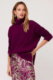 Fifteen Twenty Clothing TURTLENECK SWEATER Style 4F89360 in Magenta; 