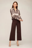 Fifteen Twenty Mia Bias Skirt Style 3F37600 Prt in Print;Fifteen Twenty Clothing Tess Half Placket Shirt Style 3F37601 in Print; 