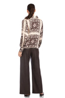 Fifteen Twenty Mia Bias Skirt Style 3F37600 Prt in Print;Fifteen Twenty Clothing Tess Half Placket Shirt Style 3F37601 in Print; 