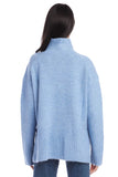 Fifteen Twenty Clothing Turtleneck Sweater Style 4F89363 CLO in Cloud;Fifteen Twenty Clothing Blue Turtleneck; 