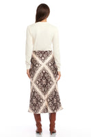 Fifteen Twenty Mia Bias Skirt Style 3F37600 Prt in Print; 