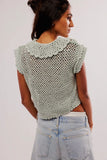Free People We The Free Palmer Cuffed Jeans Style OB1824199-4415 in Daydream Blue; 
