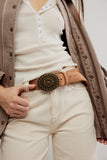 Free PEople duchess concho belt Style OB2087906 in cognac; 