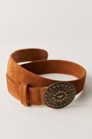 Free PEople duchess concho belt Style OB2087906 in cognac; 