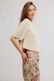 Free People Amy Sweater Tee Style OB2395860 in ivory; 