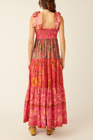 Free People BlueBell Maxi Dress Style OB1897827 in Magenta Combo;Floral Maxi Dress;Free PEople Maxi Dress; 