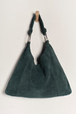 Free People Bobbi Slouch Suede Tote Style OB2102210 in Pine;Suede Tote Bag;Free People Suede Tote; 