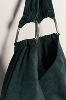 Free People Bobbi Slouch Suede Tote Style OB2102210 in Pine;Suede Tote Bag;Free People Suede Tote; 