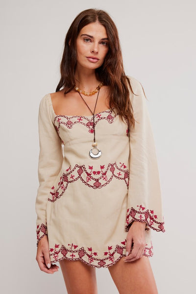 Free People Bali Marlene Mini Dress - Vintage Combo Free People Bali Marlene Mini Dress - Vintage Combo