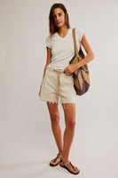 Free People Clothing Moxie Shorts Style OB2181085 in White; 