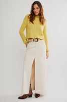 Free People Clothing Opal Sweater Style OB2272254 in Mango Mint; 