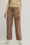 Free People Clothing Park Ave Pant Style OB2185441 in Dusted Cocoa; Fall Cargo Pant