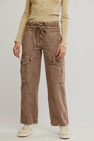 Free People Clothing Park Ave Pant Style OB2185441 in Dusted Cocoa; Fall Cargo Pant