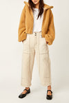 Free People Clothing SAwyer Carpenter Pant Style OB1786863 in Morning Oat;Free People Carpenter Style PAnt;
