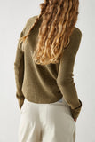 Free People Colt Thermal Style F22T02206 in Army Green and Pink Phenom;Free People Deep V-neck Thermal Top; Free People Themal Top