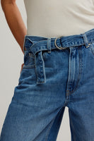 Free People East Bay Cuffed Style OB2218128 in Spunky;Free People Cuffed Straight Leg Jeans; 