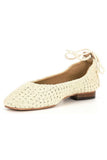 Free People Ellie Crochet Ballet Flat Style OB1888926 in Ivory;Ballet Flat;Crochet Ballet Flat;The Best Ballet Flat;On-Trend Ballet Flat; 