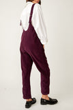 Free People High Roller Cord Jumpsuit Style OB1830461 in Italian Plum;free people corduroy jumpsuit; 