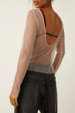 Free People Low Back Filter Finish Top Style OB1846473 in Pretty Petal; 