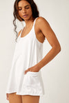 Free People Movement Clothing Hot Shot Mini Dress Style OB1895397 in White;Active Style Tennis Dress; 