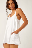Free People Movement Clothing Hot Shot Mini Dress Style OB1895397 in White;Active Style Tennis Dress; 