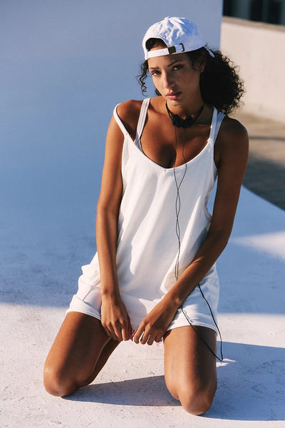 Fp Movement Hot Shot Mini Dress Xs / White Fp Movement Hot Shot Mini Dress Xs / White