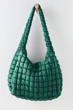 Free People Movement Quilted Carr Style OB1563662 In Dusty Blue and Fuji Jade; 