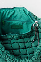 Free People Movement Quilted Carr Style OB1563662 In Dusty Blue and Fuji Jade; 