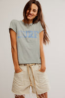 Free People Nova Tee OB2196342 in Greyhound Combo;Free PEople Surf Graphic Tee; 