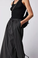 Free People Picture Perfect Parachute Skirt Style OB1896825 in Black;Black Parachute Skirt;Free PEople Black Parachute Skirt; 