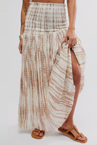 Free People Ravenna Printed Convertible Maxi Skirt Style F23S03906 in Soft Mauve Combo;covertible skirt dress;Free PEople Convertible Maxi Skirt; 