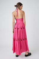 Free People Real Love Embroidered Maxi Style OB1533606 in Ivory Combo and Moxie Combo;Embroidered Maxi Dress;White Embroidered Maxi Dress;Embroidered Dress;Free PEople Embroidered Dress; 