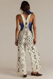 Free People Rising Sun Overall Style OB2229257 in Solar Ecru; Embroidered Overalls