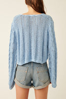 Free People Robyn Cardi Style OB1860338 in Blue Bell; 