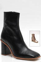Free People Shoes Sienna Ankle Boot Style OB1508158 in Black and Brozne Rose Gold;Free People Boots;Free People Sienna Ankle Boot in Champagne Metallic