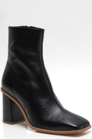 Free People Shoes Sienna Ankle Boot Style OB1508158 in Black and Brozne Rose Gold;Free People Boots;Free People Sienna Ankle Boot in Champagne Metallic