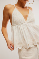 Free People Sunny Days Cami Style FP-24-1265-1103 In Ivory; 